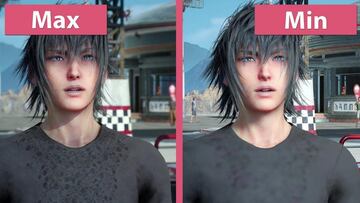 Final Fantasy XV: comparativa gráfica en PC al máximo y al mínimo