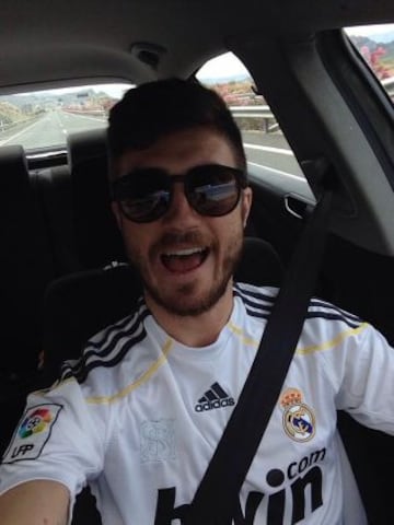 @jaimesolero De camino a un sueño! HALA MADRID!! #selfie #MadridCapitalDelFutbol #AsFotosFinalLisboa #lisboamadridista #LaDecima