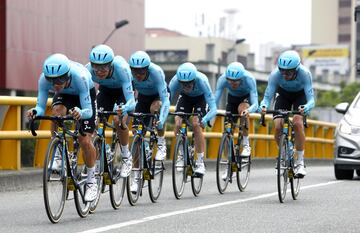 Astana fue la cuarto en la etapa.