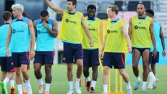 Entrenamiento del Barcelona