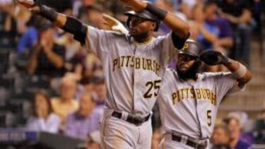 Gregory Polanco y Josh Harrison son dos de las piezas del excelente ataque de los Pittsburgh Pirates.