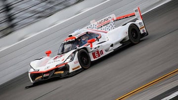 El piloto colombiano, Juan Pablo Montoya, uno de los favoritos en las 24 horas Daytona 