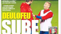 Deulofeu, estrella del día en las portadas de Barcelona