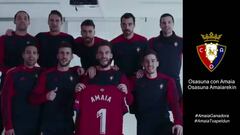 El Osasuna apoya a Amaia para que gane OT 2017