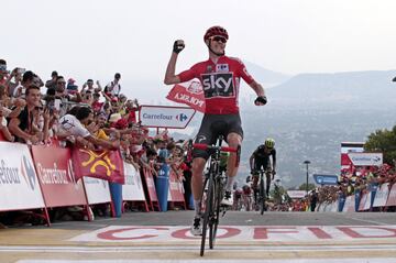 Chris Froome, vencedor de la etapa con final en la Cumbre del Sol.