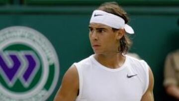 <b>PREPARADO. </b>Nadal marca músculo durante el entrenamiento.