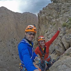 Nueva vía de los hermanos Iker y Eneko Pou en el Atlas marroquí