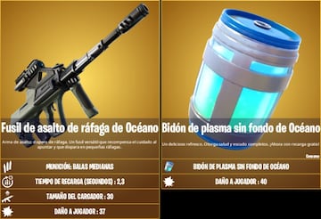 Arma y objeto mítico de Océano, en La Fortilla