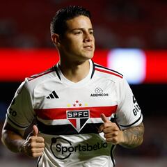 James entiende su rol en Sao Paulo y trabaja por más protagonismo