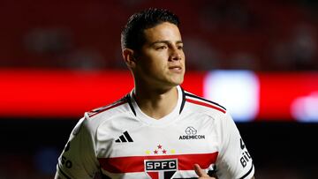 James Rodríguez, volante colombiano de Sao Paulo