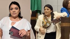 Acusan a la sobrina de AMLO de robar celulares: reacciones y qué dijo