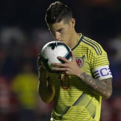 James reacciona a su convocatoria a Selección