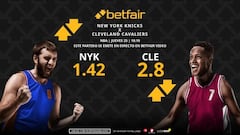 New York Knicks vs. Cleveland Cavaliers: horario, dónde ver, pronósticos y clasificación