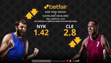 New York Knicks vs. Cleveland Cavaliers: horario, dónde ver, pronósticos y clasificación