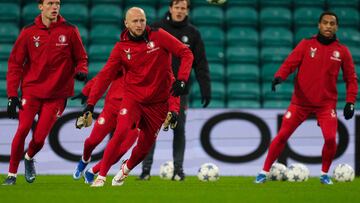 Entrenamiento del Feyenoord.