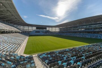 Minnesota United inaugurated their new stadium with a 3-3 draw against New York City FC with the stunning field amazing the fans.