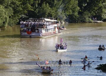 La fiesta en el río Pisuerga.