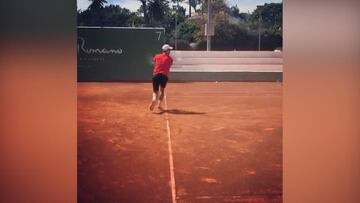 Djokovic se prepara en Marbella para el Masters 1.000 de Roma