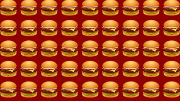 Reto visual: ¿Puedes encontrar la hamburguesa que es diferente a las demás? 