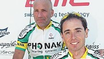 Santi Pérez con Alvaro Pino