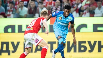 Zenit enfrentó al Spartak por la liga rusa