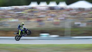 Valentino Rossi en Brno.