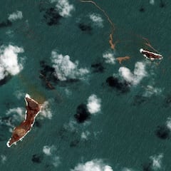 Así ha cambiado la isla de Tonga en tres días: imágenes sobrecogedoras