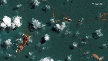 Así ha cambiado la isla de Tonga en tres días: imágenes sobrecogedoras