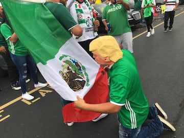 La afición llena de color el Nissan Stadium para el TeamUSA vs Tri