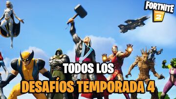 Fortnite Temporada 4: gu&iacute;a de todos los desaf&iacute;os