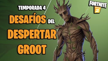 Fortnite Temporada 4: gu&iacute;a de desaf&iacute;os del Despertar de Groot
 