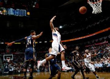 Quinto partido de los playoffs de la NBA de la conferencia Este entre los  Indiana Pacers y Atlanta Hawks.