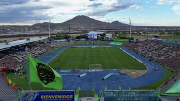 El Estadio Olímpico Benito Juárez previo a un partido de los Bravos.