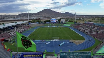 El Estadio Olímpico Benito Juárez previo a un partido de los Bravos.
