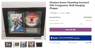 Sale a subasta una placa conmemorativa para desarrolladores de Concord y no es nada barata 