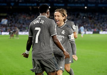 Modric provided a superb assist for Vini Jr's goal against Celta de Vigo.