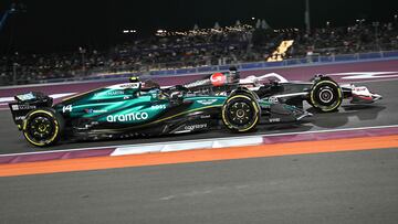 Fernando Alonso (Aston Martin AMR24). Losail, Qatar. F1 2024.