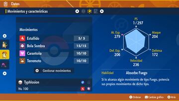 pokemon escarlata purpura teraincursion typhlosion teratipo fantasma 7 estrellas