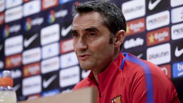 09/12/17 RUEDA DE PRENSA DE ERNESTO VALVERDE ENTRENADOR DEL BARCELONA