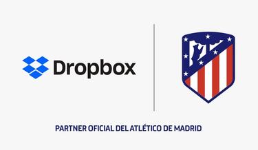 El Atlético y Dropbox se asocian