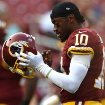 Robert Griffin III con los Washington Redskins.