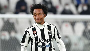Juan Cuadrado en un partido de Juventus en la Serie A