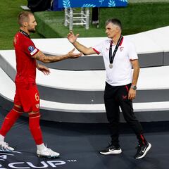 El tremendo enfado de Mendilibar con Monchi... y también con Suso