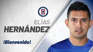 Elías Hernández ya viste la camiseta del Cruz Azul.