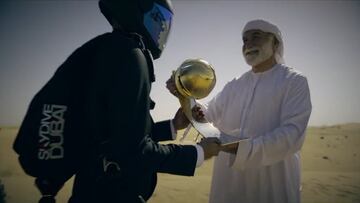 La entrada triunfal de Casemiro a los Globe Soccer Awards de Dubai