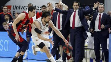 Luca Vildoza y Sergio Llull.