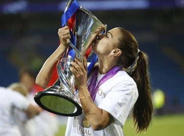 Alex Morgan, en su etapa como jugadora del Olympique de Lyon.