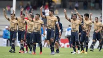 Los felinos festejaron con su afición.