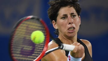 Carla Suárez, en una imagen de archivo. La tenista canaria ganó a la eslovaca Jana Cepelova en su debut en el Open de Australia.