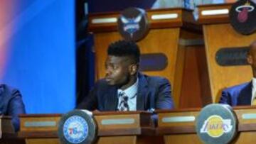 Nerlens Noel, durante la lotería del draft.
